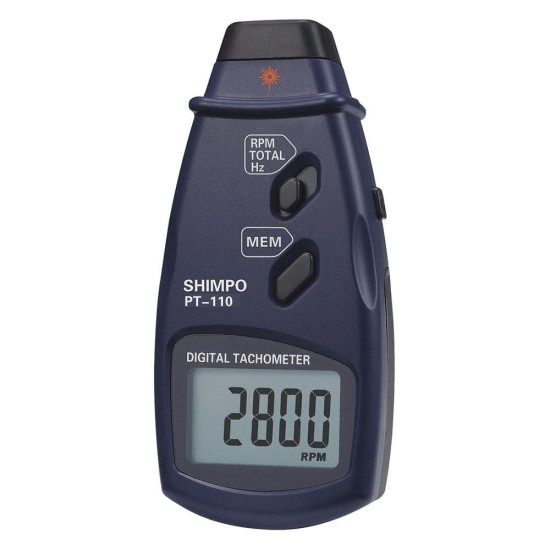 Tachometer, 5 Digit LCD, 1.6 ft. Distnce ,Non-Contact