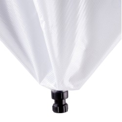 Roof Leak Diverter Tarp, Install With Hanging Straps, 7' x 7'