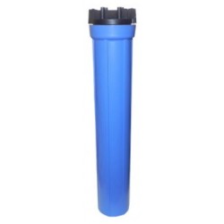 20" x ¾"filter housing, blue (standard) w/o PP filter , modify thread 1/4" for Pressure gauge