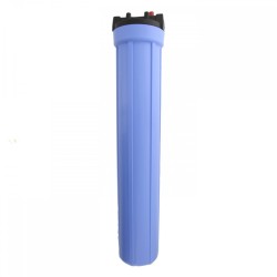 20" x ¾"filter housing, blue (standard) w/o PP filter , modify thread 1/4" for Pressure gauge