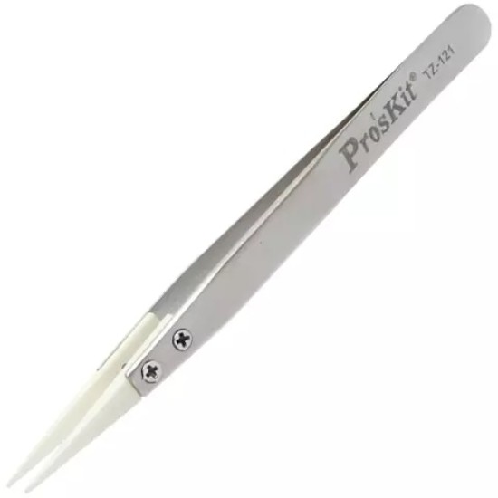 Ceramic Tip Tweezers 130 mm X 0.5mm