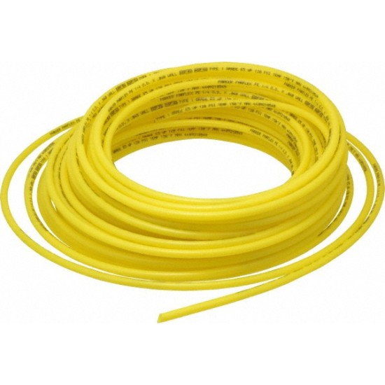 Solid Yellow 20mtr, M6 X4 Japan PU Tubing 