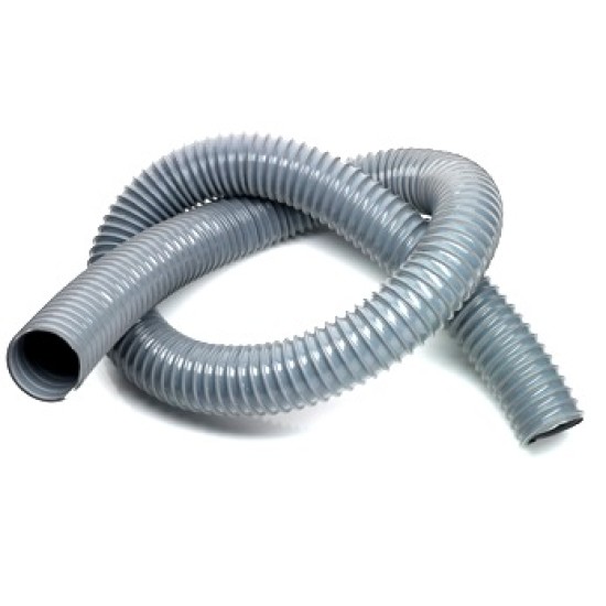 38mm X 45mm , Grey PVC Vacuum Hose , 20mtr/roll