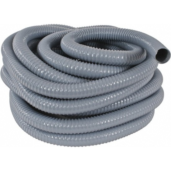 38mm X 45mm , Grey PVC Vacuum Hose , 20mtr/roll