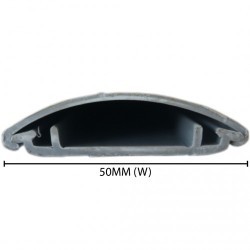 50mm PVC Grey Trunking Casing , 2meter