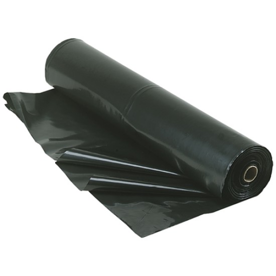 6FT X 180FT X T0.25mm , Black PVC Sheet , Double Layer