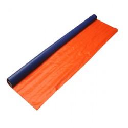 Heavy Duty ,Orange/blue PE sheet (single layer), size H: 6ft x L: 30 yards 