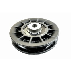 Adapter 3/8" X Bearing 6203-2RS,17mm, 3.05" 3/8" Round Belt Pulley Roller , 10pcs/box