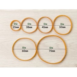 ID 50mm x W 5mm , Rubber Band ,Long Strip Large ,50pcs/pkt