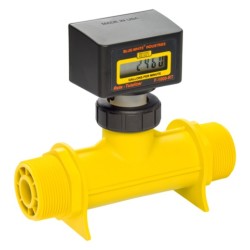 1/2" Male Thread, 2 to 20LPM, U.S. NPT Threads, Display in Liters per Minute, for display RATE ONLY 