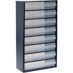 1208-03 , RAACO ,552mm x 306mm x 150mm ,Cabinet with 8 assorted drawers.Non ESD