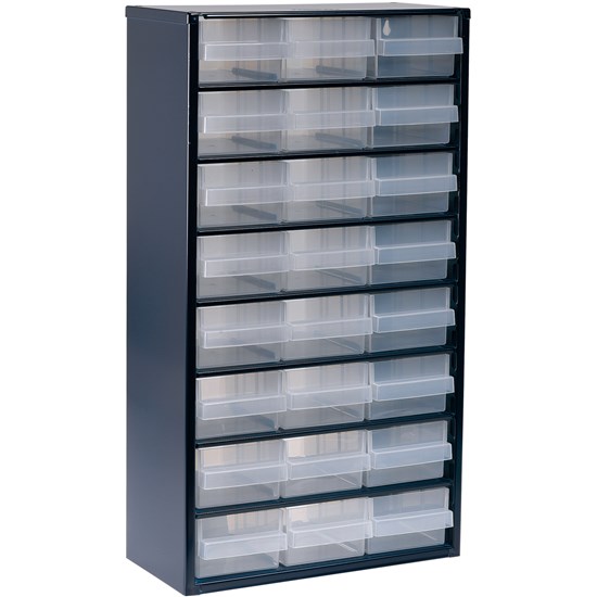 1224-02 , RAACO ,552mm x 306mm x 150mm ,Cabinet with 24 assorted drawers.Non ESD