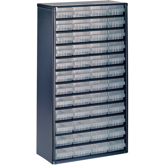 1248-01 , RAACO ,552mm x 306mm x 150mm ,Cabinet with 48 assorted drawers.Non ESD