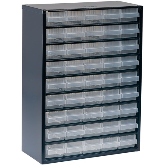 945-00 , RAACO ,417mm x 306mm x 150mm ,Cabinet with 45 assorted drawers.Non ESD