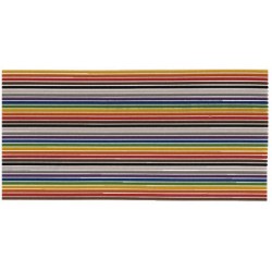 SMALL COLOUR RIBBON CABLE, 30 METER X 50W