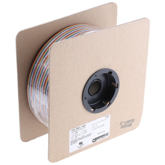 BIG COLOUR RIBBON CABLE, 30 METER X 64W