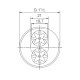 45L/min ,SUS G1 1/2", SUS Water Flow Valve Control 45L/min ,SUS G1 1/2", SUS Water Flow Valve Control