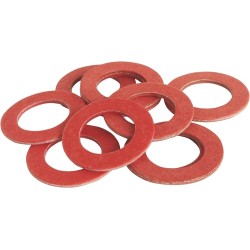 Red Colour Fibre Washer ,OD 18mm  X 11.5mm X H 2mm X Width 3.5mm ,500pcs/pkt