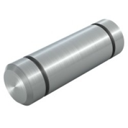 Metric Clevis Pin with Retention Groove SUS Shaft ,9.94mm X 52mm