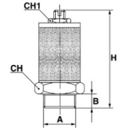 1/4" , 50pcs/pkt ,Brass Silencer ,SILENCIEUX