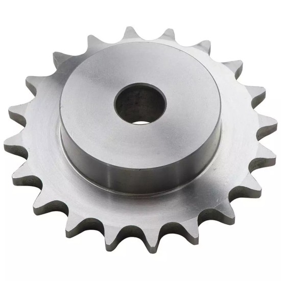 Steel Sprocket Gear for Chain 12B-1, 20 Teeth ,ID53mm X 2 pcs set screw 6mm X 6mm