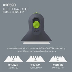 10590, Slice Auto-Retractable Small Scraper 