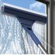 260mm, 2-in-1 Window Mesh Screen Brush Window Cleaner Magic Broom Wiper Telescopic Long Handle 102-135cm