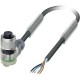 SAC-5P-10, 0-PUR/M12FR-3LSensor/Actuator cable, 5-position