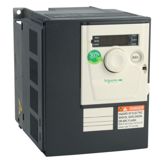 Schneider ATV312HU15M2 ,AC DRIVE, 2HP, 240VAC, SINGLE PHASE