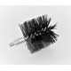 1/2" X12g X1/2" male thread ,44mm total length holder, brush OD 100mm X length 80mm steel brush,D.S.BRUSH 