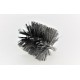 1/2" X12g X1/2" male thread ,44mm total length holder, brush OD 100mm X length 80mm steel brush,D.S.BRUSH 