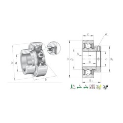 1" X 205-16 CONVEYOR ROLLER