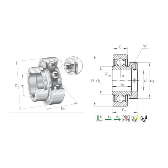 1" X 205-16 CONVEYOR ROLLER