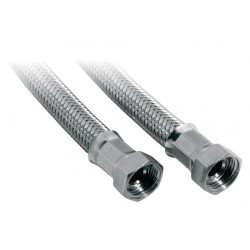 Double End Female Coupling 14.14mm X 18G  X 2pcs,3/8"(ID) X 5 Meters OAL PTFE Stainless Steel Teflon Hose