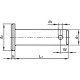 6mm X 22mm ,d2 10mm, d3 1.6mm, SUS Clevis Pin  ,100pcs/box