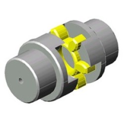Developer , Jaw Coupling CR3545 With Modify Double ID 38.1mm X 48.1mm With Key way