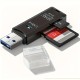 2 in 1 Card Reader USB 3.0 Memory Cards Support SD TF Card high-speed transmission mobile computer flash disk Adapte