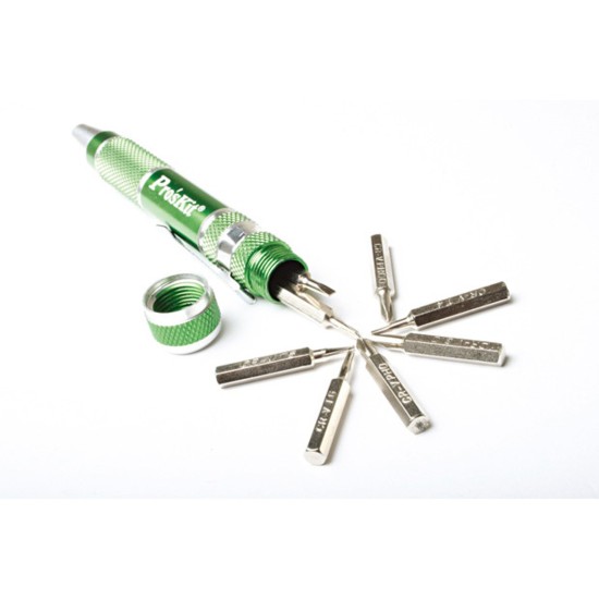 9 in 1 Aluminum Handle Precision Screwdriver Set