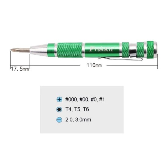 9 in 1 Aluminum Handle Precision Screwdriver Set