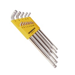 USA,13pcs, 0.05"-3/8" , Double Ball End L-Wrench 