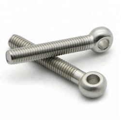 SUS Eye Bolt ,Eye ID 13.3mm X OD24.7mm X width 14mm , Total Length 90mm , Thread M12 X 1.75 X 30mm ,10pcs/pkt