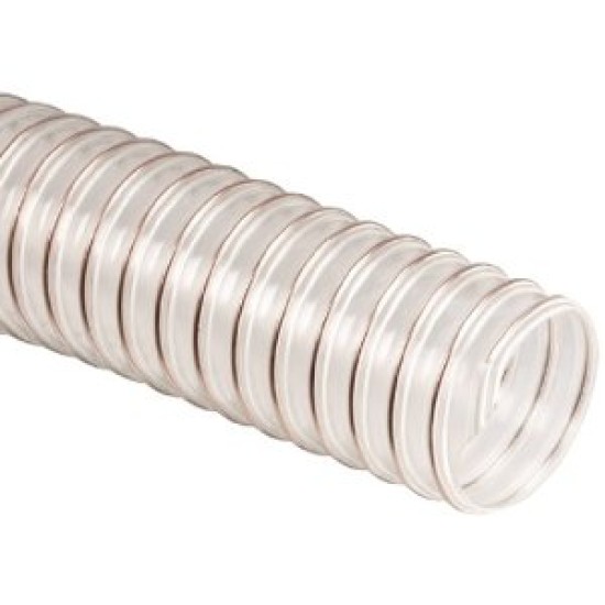 8" SPRING FLEXIBLE DUCTING HOSE PU-90°C,6MTR