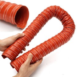 3" x 4mtr Silicone Flexible Duct Hose ,heat temperature 260C