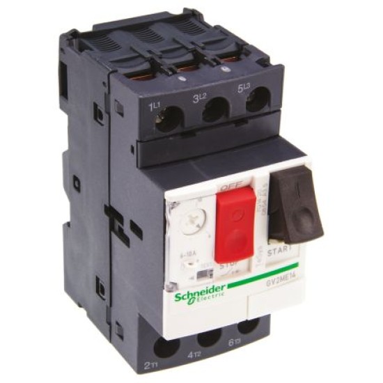 Schneider GV2ME14  6-10A  Thermal-Magnetic motor circuit breakers