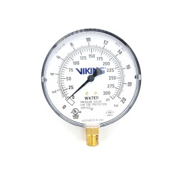 3/8" Bottom  X 4"(95mm) Sprinkler Gauge ,0-300psi/0-200bar, FM approval ,Viking VWATERSF