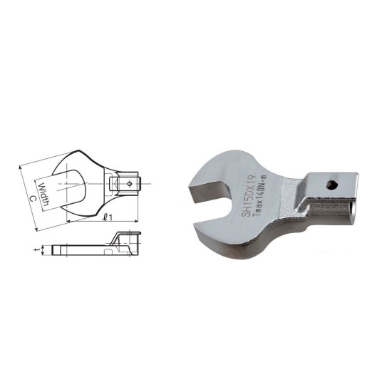 55mm modify to 65mm, C:108mm, Interchangeable Head , for ETCSP280N322D