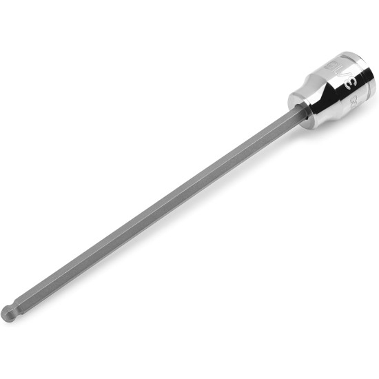 P180 , 3/8 Inch Drive x 3/16 Inch Long Ball End Hex Bit Socket  x5.9 IN Total Length 