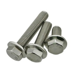 SUS Flange 11.7mm Hex Bolt , M5 X 10 , 300pcs/pkt