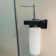 1000ml Brass Silver Head Soap Dispenser with PVC Bottle,sink hole size: 28-40mm