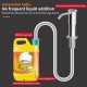 Sink Soap Dispenser Large Flow ABS Pump Head with Extension Tube Hand,Siliconce pipe length: 1.0m